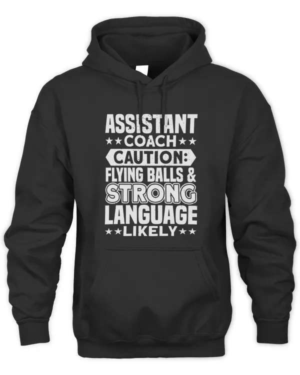 Caution Flying Balls  Strong Language Appreciation Coaches T-shirt