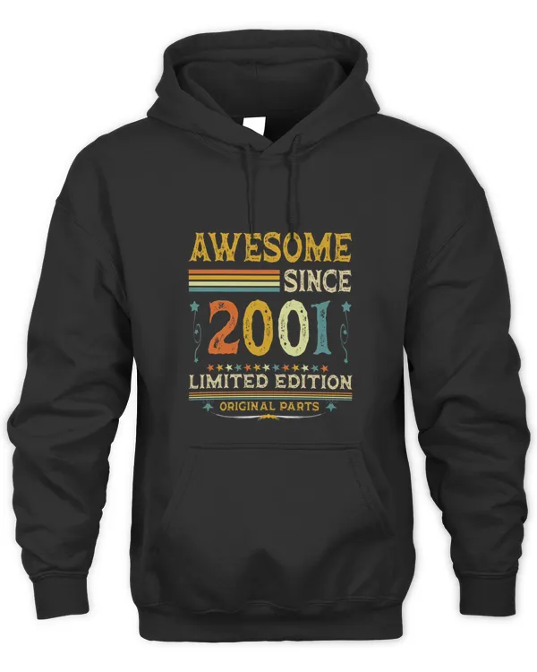 Awesome Since 2001 Born In 2001 Birthday Gift Ideas10848 T-shirt