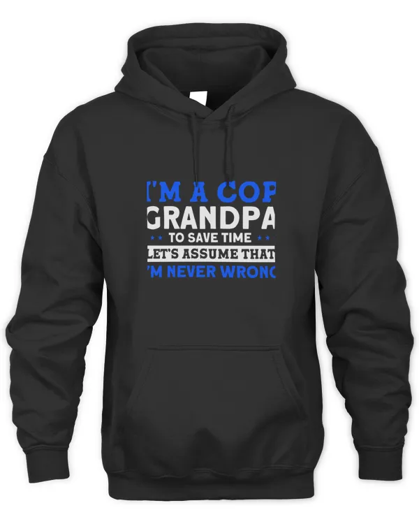 Cop Grandpa Police Grandpa Police Gift T-shirt