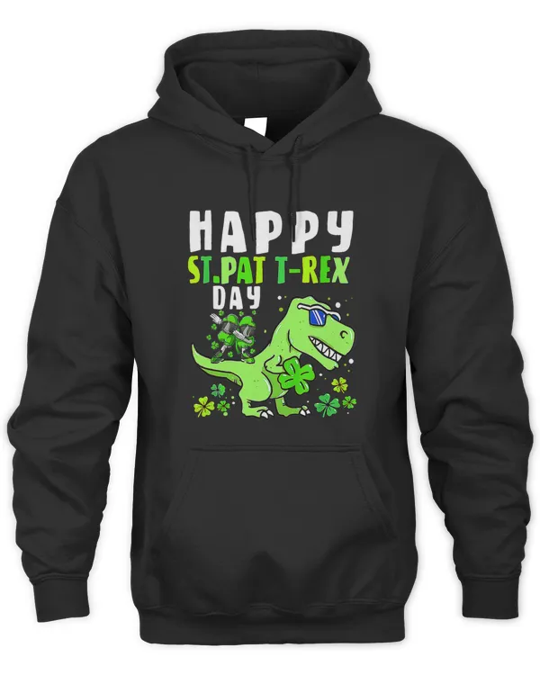 Happy St. Pat T Rex Day Kids Boy St Patricks Day Dinosaur