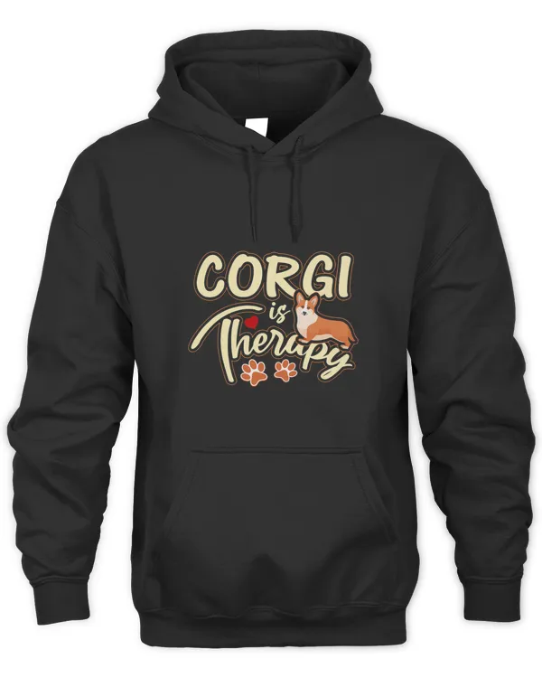 Cute Corgi Is Therapy Dog Lover Dog Mom Graphic