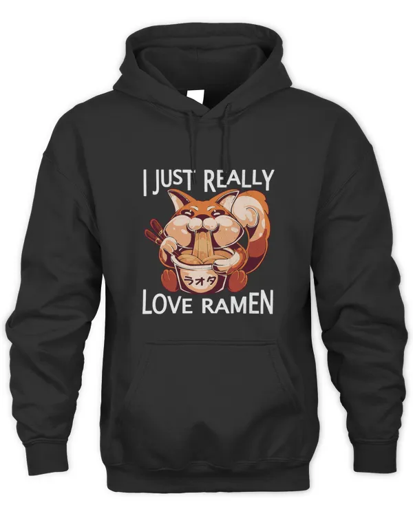 Funny Anime Fox. I just really love ramen.