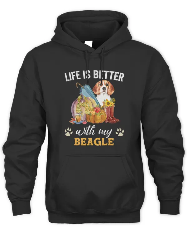 Beagle Dog Life is Better with my Beagle Dog Owner Happy Fall Yall 84 Beagles