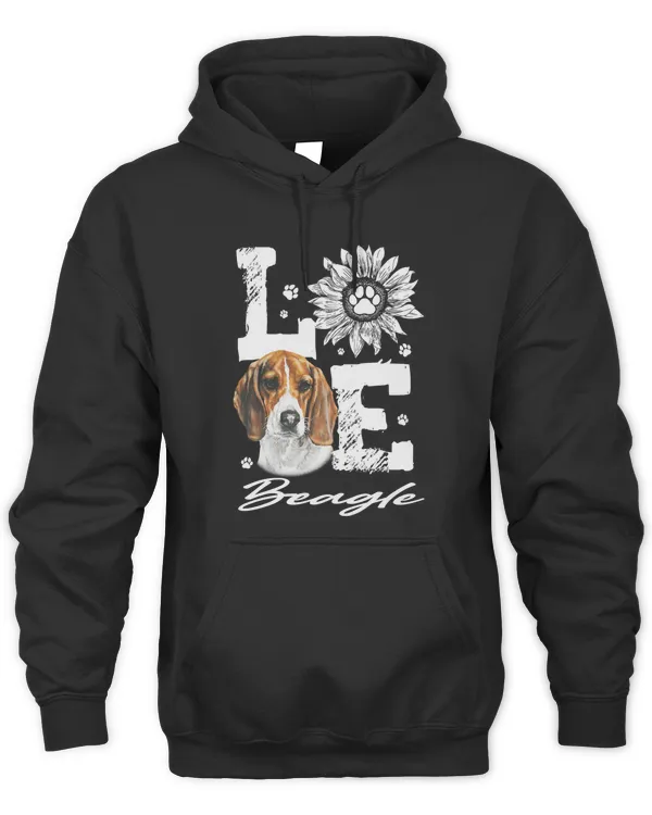 Beagle Dog Love Funny Beagle Dog Paw Sunflower Lover 15 Beagles