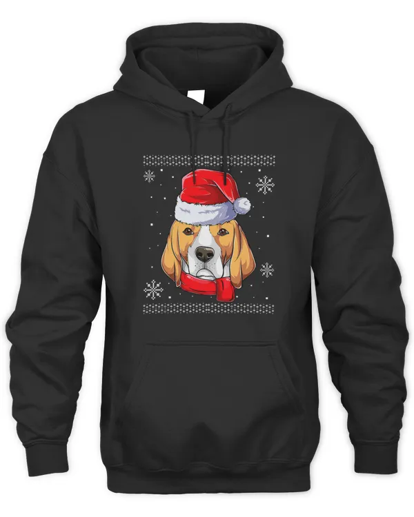 Beagle Ugly Beagle Dog Santa Claus Boy Apparel Christmas Xmas Kids 222 Dog Lover