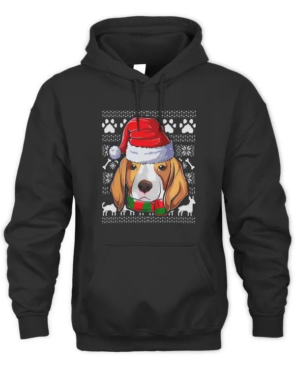 Beagle Ugly Beagle Santa Claus Xmas Boy Apparel Christmas Kids Dog 47 Dog Lover