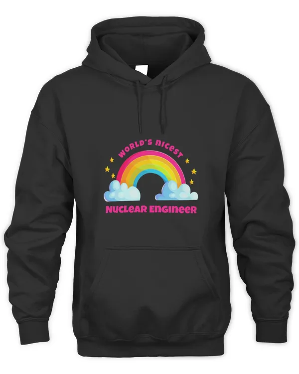 Rainbow Retro Funny Worlds Nicest Nuclear Engineer