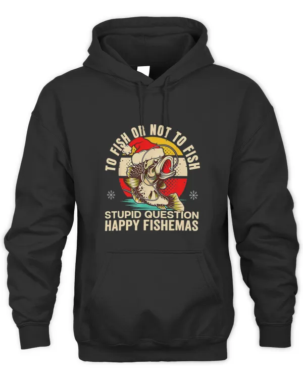 To Fish or Not To Fish Fishmas Funny Christmas Xmas