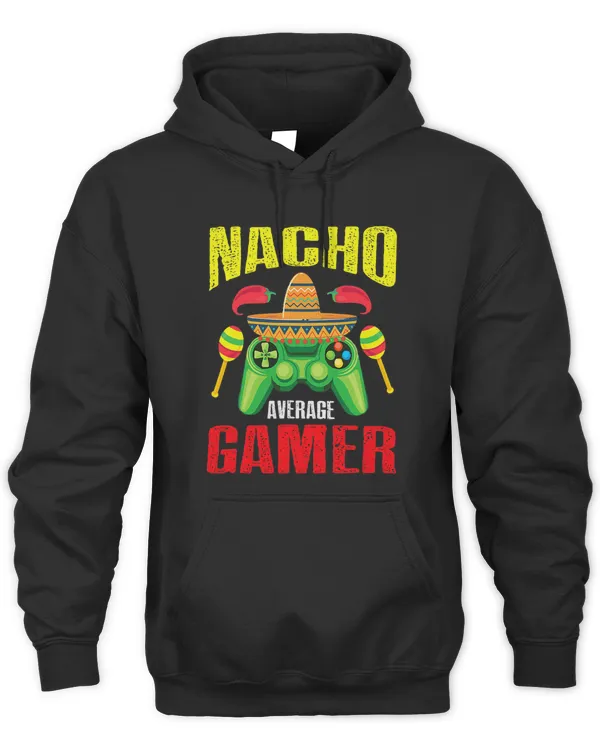 Nacho Average Gamer Video Game Sombrero Maraca Peppers
