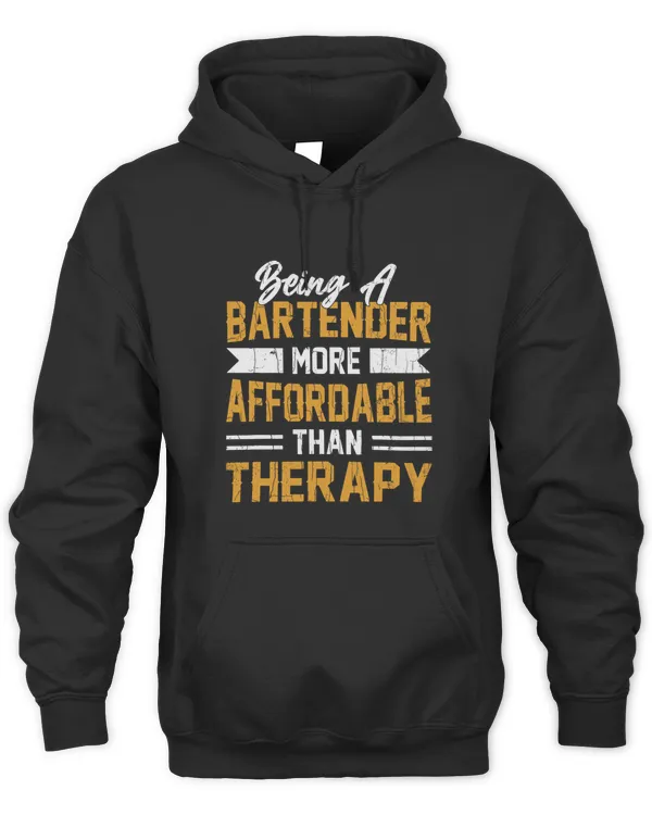 Being Bartender Therapy Funny Bartending Bar Drinks Graphic