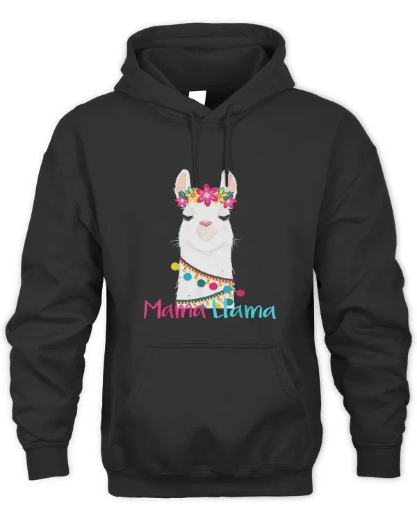 Womens Llama Lover Flower Animals Celebration Mother Basic Outfits