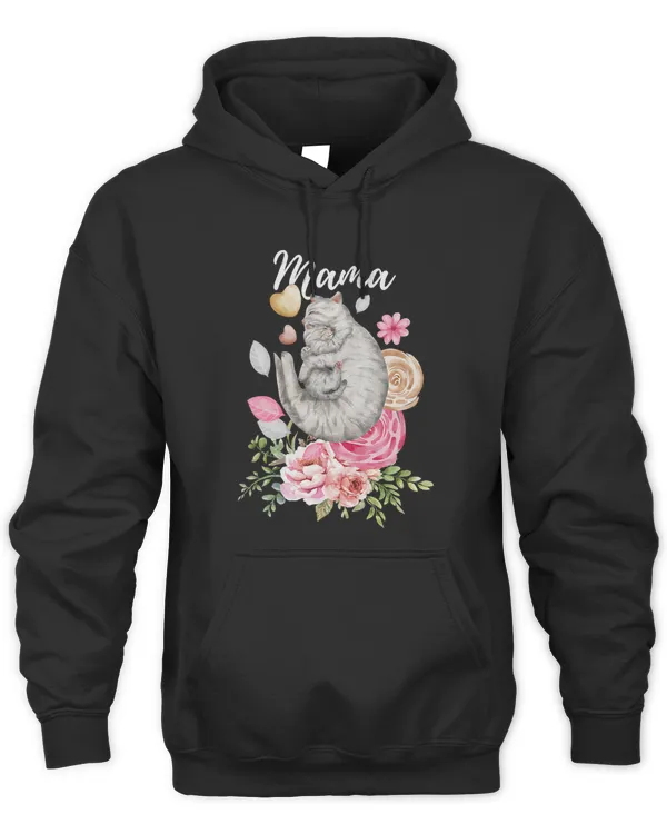 Womens Mama Cat New Mom Cute Cats Mommy Gift For Mothers Day 176