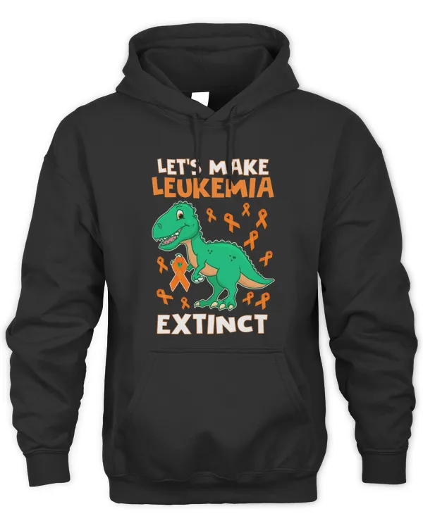 Leukemia Dinosaur Orange Ribbon Hematologist Reptile Fossil