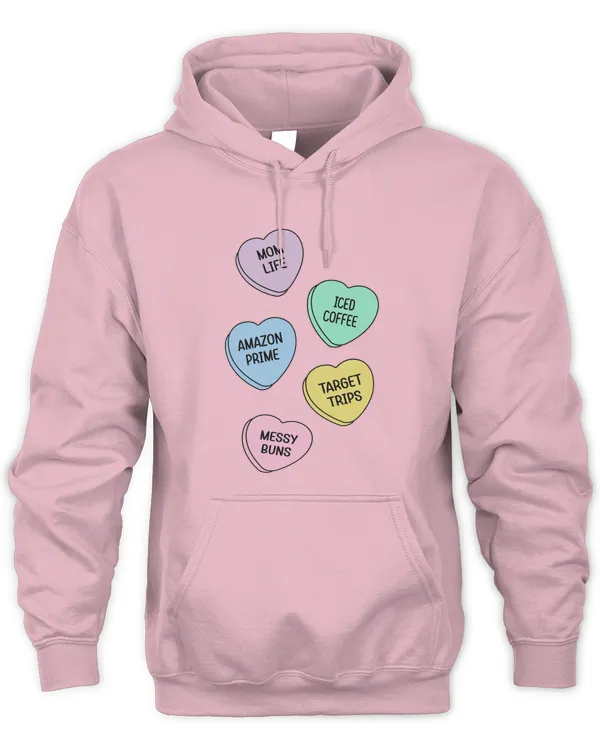 Mom Life Hearts Hoodie, Mom Hoodie, Gift For Mom