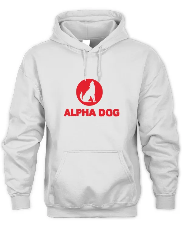 ALPHA DOG  Chest  Back Designs804 T-Shirt