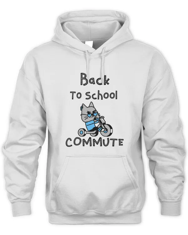 Back To School  Commute  School Jokes  Puns  Cat Riding tricycle 451 T-Shirt