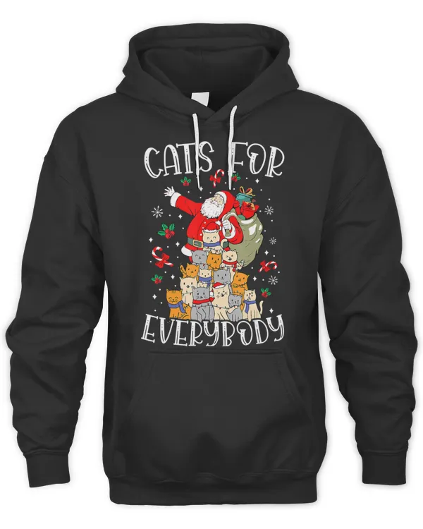 Cats For Everybody Ugly Christmas Cat T-Shirt