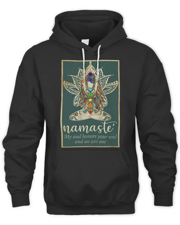 Yoga - Namaste my soul honors your soul and we are one T-Shirt