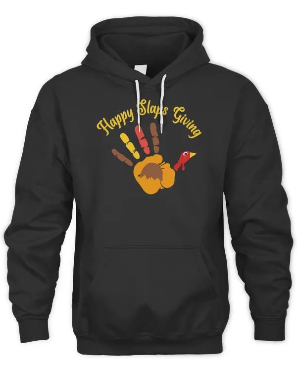Happy slaps giving slapsgiving Thanksgiving turkey funny T-Shirt