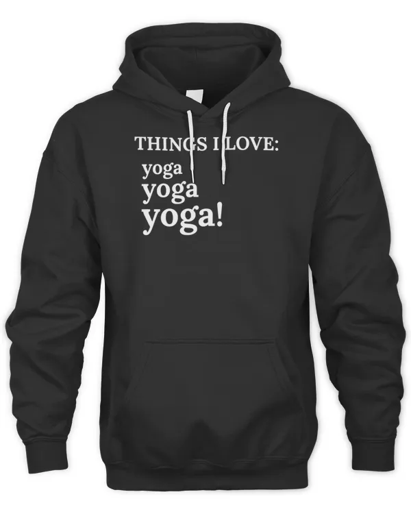 Yoga Men Women I Love Yoga T-Shirt