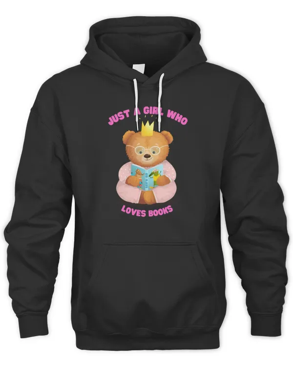 Cute bear  Just a girl who loves books vintage240 T-Shirt