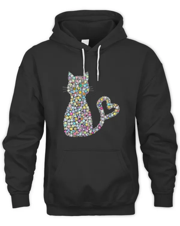 Colorful Cat Heart5571 T-Shirt