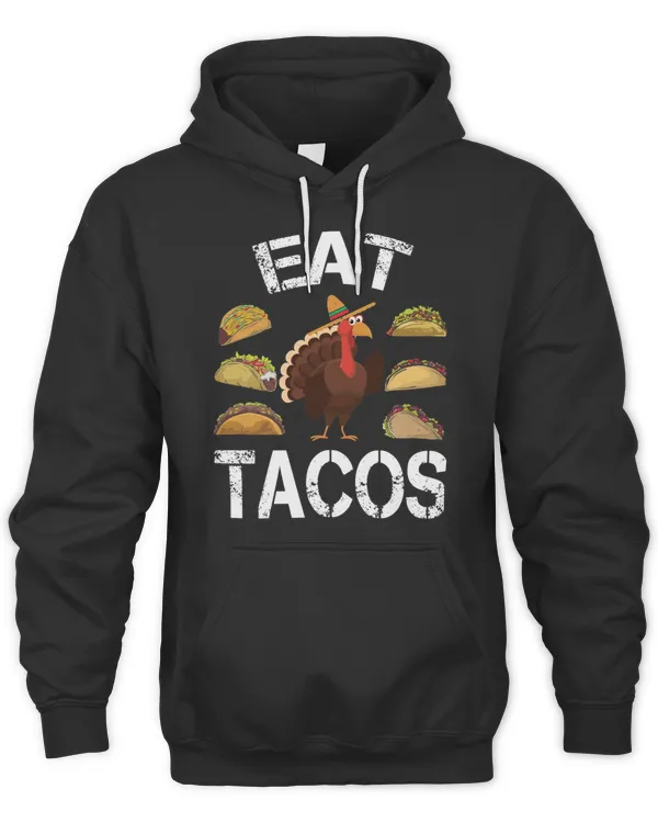 Eat Tacos Cute Turkey Wearing Mexican Sombrero Thanksgiving Xmas Gift For Kids Taco Lover4431