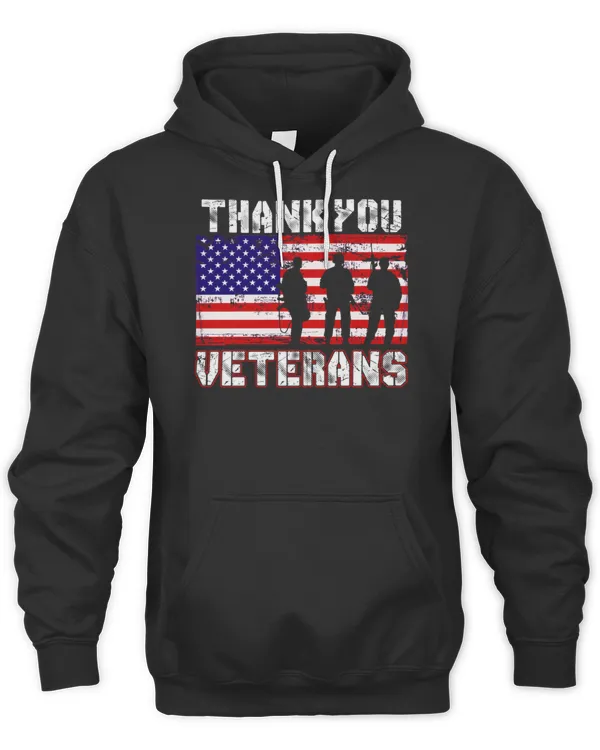 American Flag Thank You Veterans Military Appreciation T-Shirt Copy Copy Copy Copy Copy