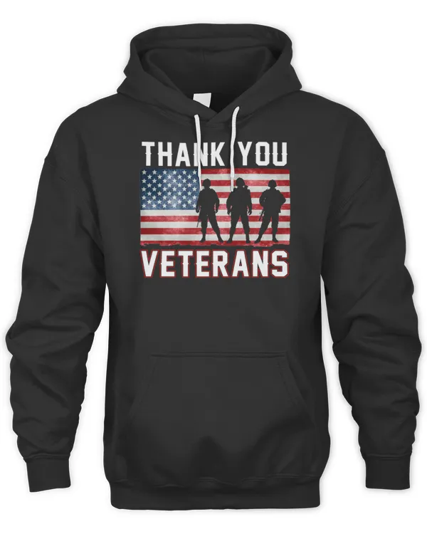 American Flag Thank You Veterans Military Appreciation T-Shirt Copy Copy Copy Copy