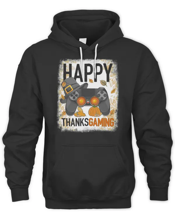 Happy Thanksgiving Video Game Controller Pilgrim Costume T-Shirt