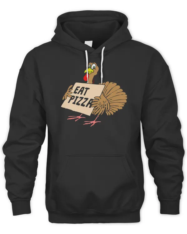 Eat Pizza Funny Thanksgiving Turkey with transparency T-Shirt