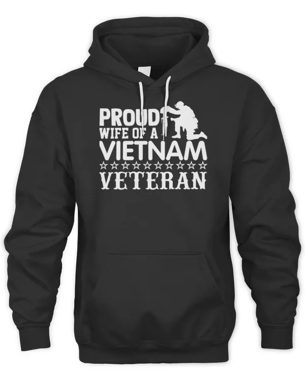 Proud Wife Of A Vietnam Cool Veterans Day Gift . T-Shirt