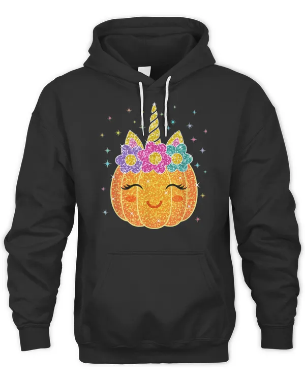 Cute Unicorn Pumpkin Halloween Thanksgiving T-Shirt