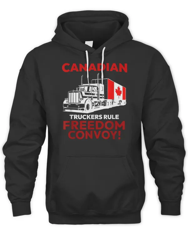 Nice canadian truckers rule freedom convoy 2022 t-shirt copy copy