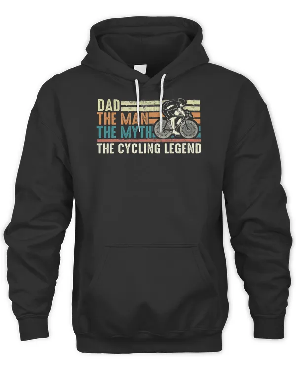 Cyclist Dad The Man The Myth The Cycling Legend Funny Vintage Bicyclist for biker daddy bike rider T