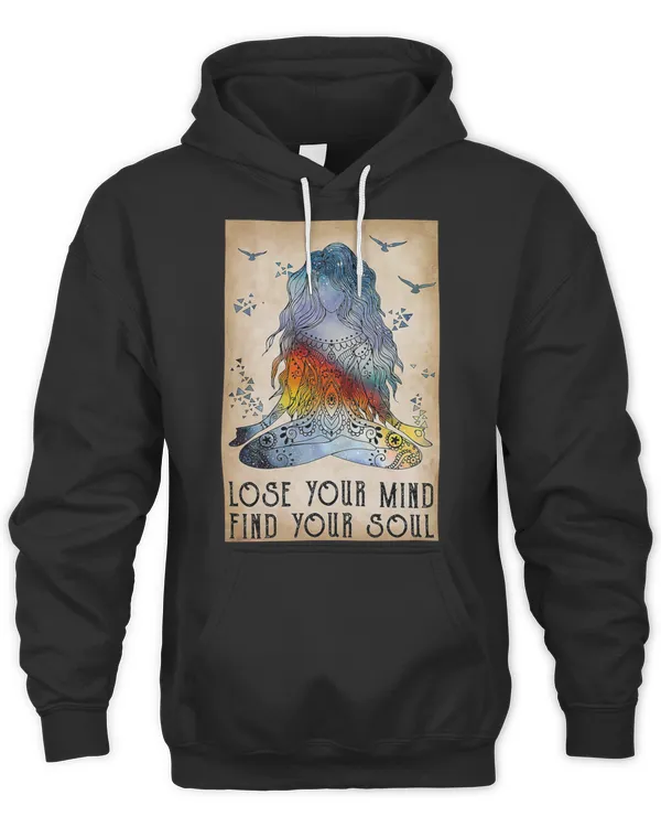 Nice yoga - lose your mind find your soul t-shirt