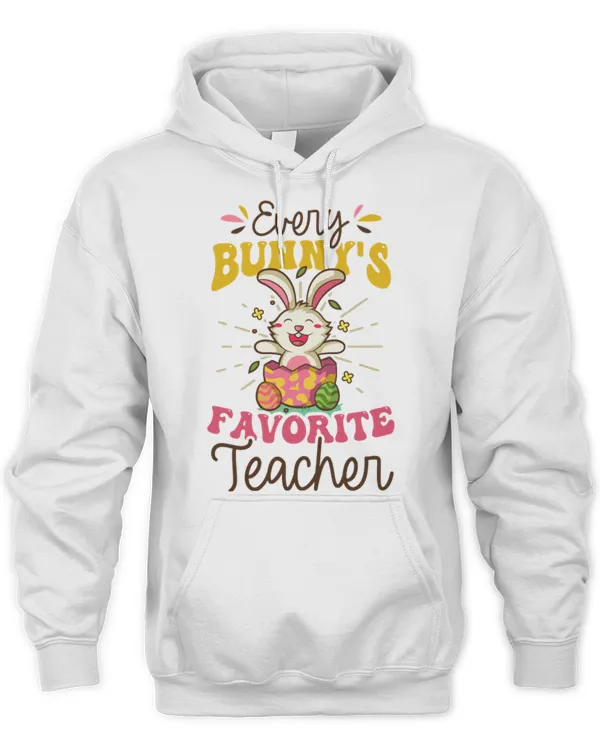 Teacher Easter T-Shirt - Teacher Easter Shirt, Every Bunnys Favorite Teacher T-Shirt