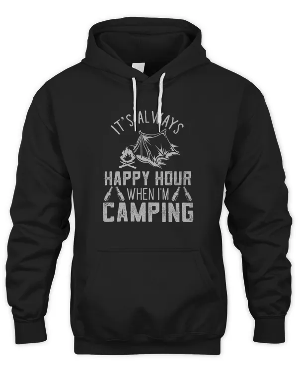 Happy hour when camping