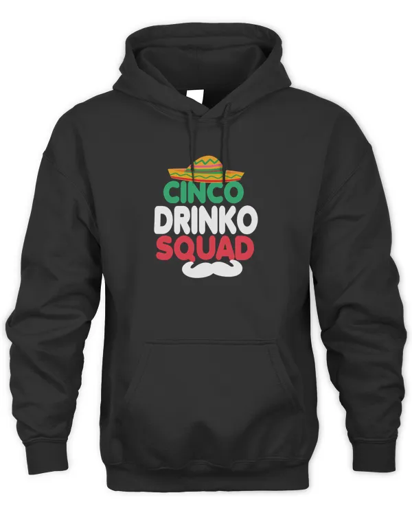 funny cinco de mayo Cinco Drinko Squad Mexican cool mexican T-Shirt