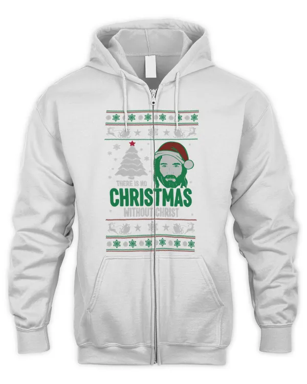 There is no Christmas without Christ Men's Zip Hoodie