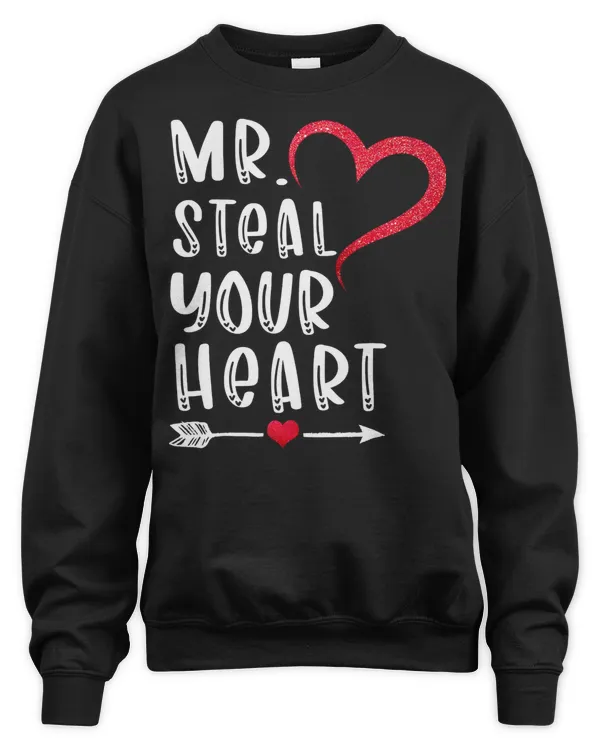 Boys Valentine Shirt Mr Steal Your Heart For Boys Men Gifts
