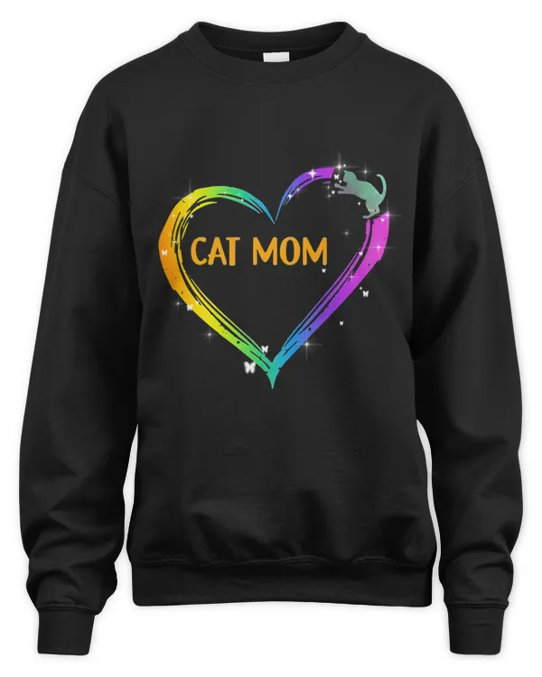 Heart Cat Mom, Cat Dad, Personalized Gift For Cat Lover, Cat Owner QTCAT140223A2