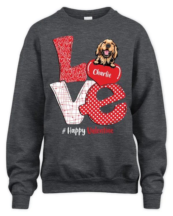 Happy Valentine Dog Love HOD080123VL1