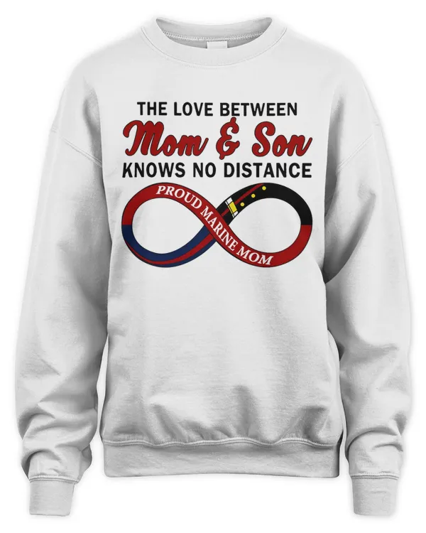 Love Between Mom & Son Knows No Distance Graphic Sweatshirt
