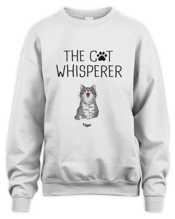 The Cats Whisperer Personalized Gift for Cat Lover QTCAT300123T1