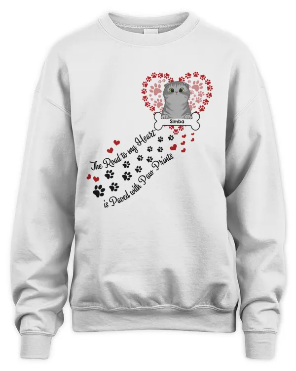 Personalized Cat Road To My Heart HOC230323A26