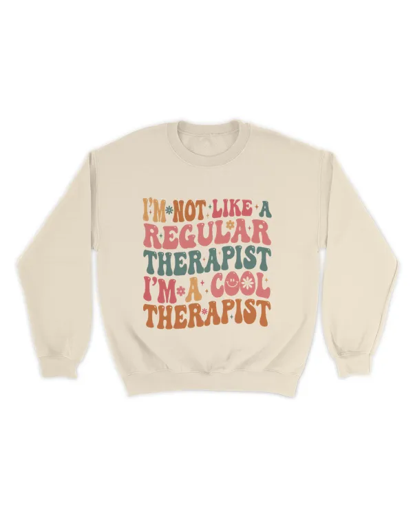 I'm A Cool Therapist Shirt, Therapy Shirt, The Cool Therapist Sweatshirt, Counseling Shirt, Gifts for Therapist, Therapist Appreciation