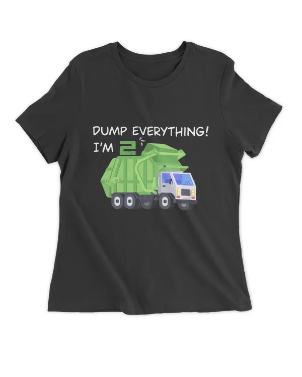 RD Dump Everything I'm 2 Shirt for kids Garbage Truck Birthday Shirt