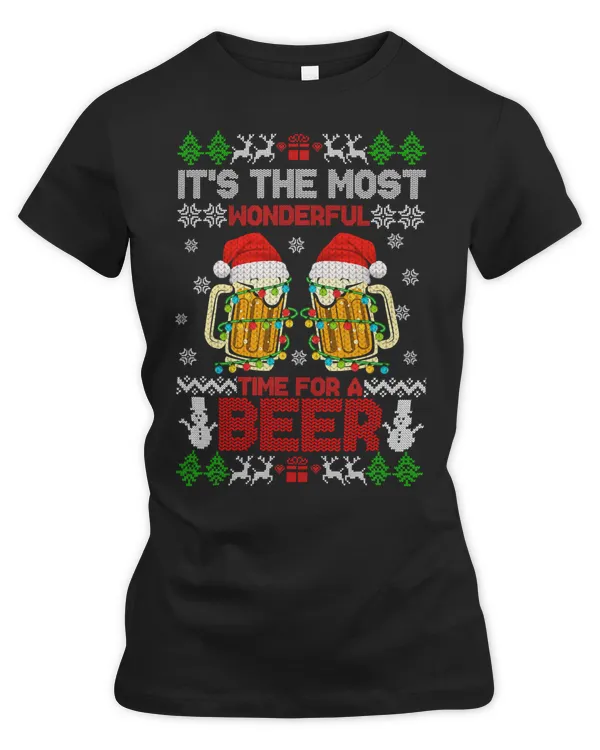 Wonderful Time for A Beer Ugly Christmas Sweaters45