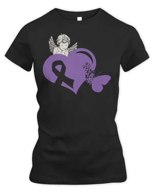 Alzheimers Disease Dementia Mental Health Awareness Support Angel Purple Butterfly Alzheimers Awareness